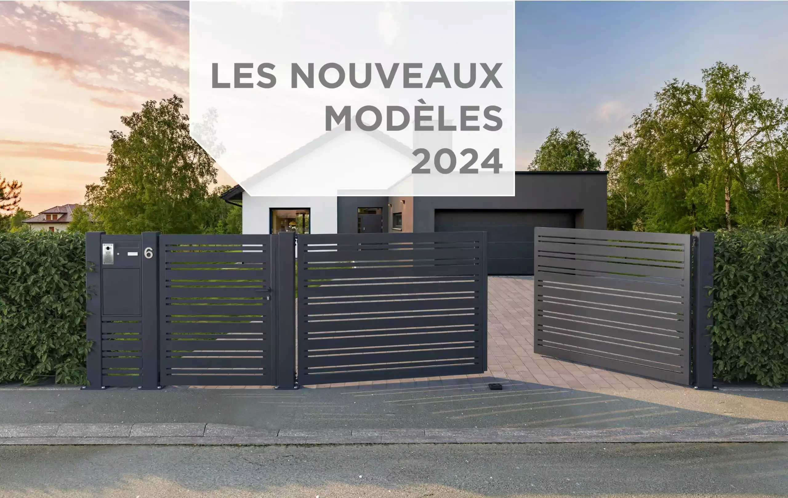 Découvrez sans plus attendre les nouveaux modèles de portails 2024